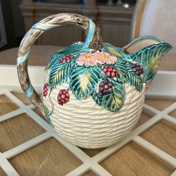 The Haldon Group Blackberry Basket Weave Pitcher - Picture 1 of 10